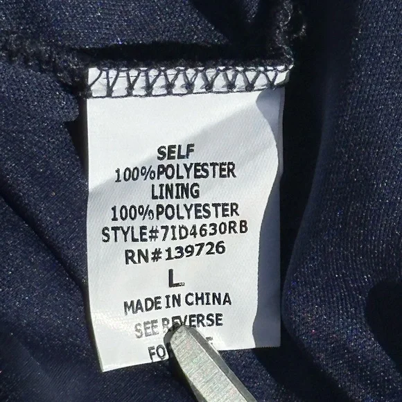 Altar’d State Navy Red Embroidered Maxi Dress Boho Floral Mesh Sleeveless Large - Picture 6 of 9